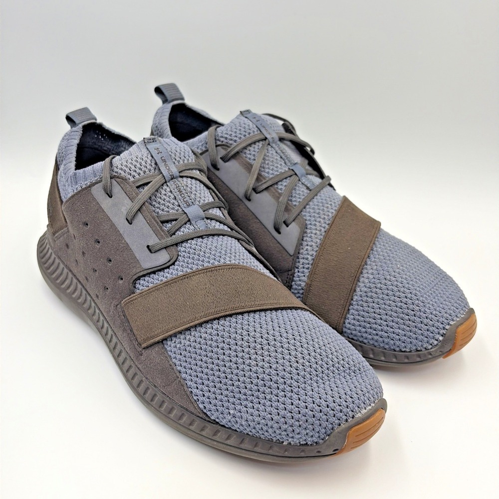 Under Armour Threadborne Shift Apollo Truffle Gray Running Shoes Sneaker Mens 10